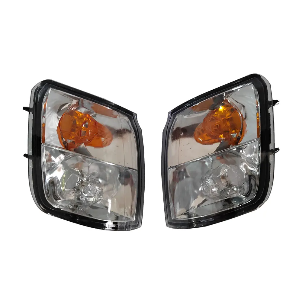 A Pair Car Modified White Background Turn Signal Corner Light For Mitsubishi Pajero V31 V32 1992 1993 1994 1995 1996 1997