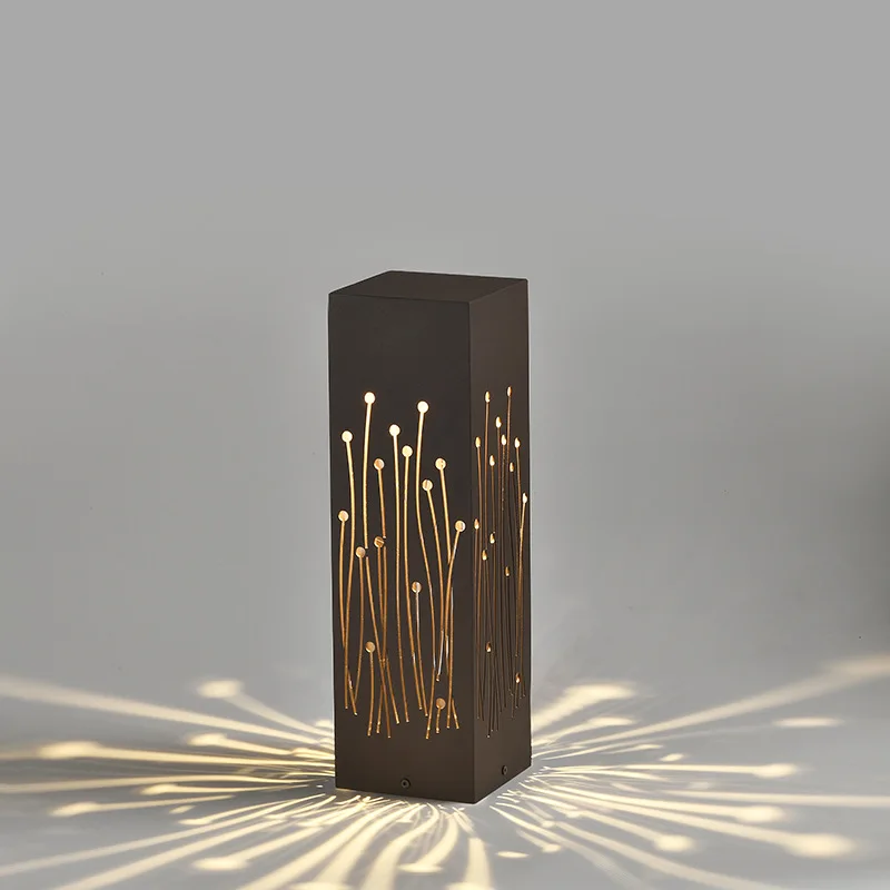 Outer Garden Park Garden Light Connection Commercial Aluminum Column Light Landscape Garden Light