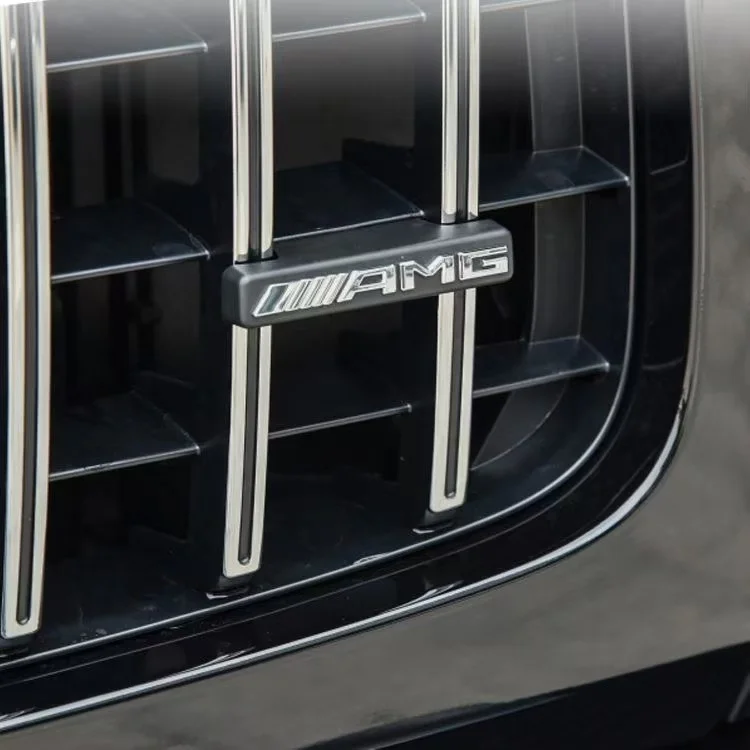 3D AMG Logo Emblem Car Front Grille Badge Car Styling For Mercedes Benz AMG W124 W168 W169 W176 W177 W202 W203 W204 W205 W210 view 4