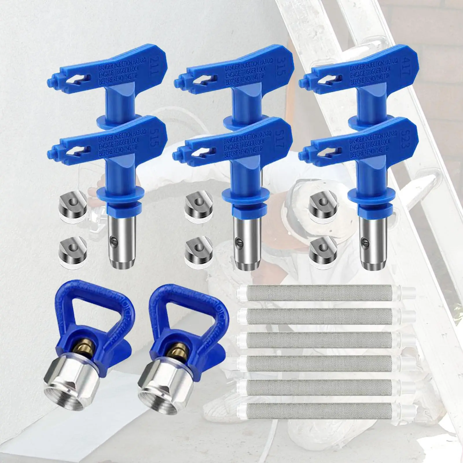 

Reversible Airless Paint Sprayer Nozzle Tips Nozzle Airless Sprayer Nozzle for Decorators Buildings Decks Home Painting