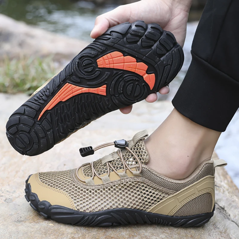 

Summer Men's River Tracing Shoes Breathable Casual Sports Shoes Hollowed Out Mesh Outdoor mountaineering Hiking Footwear Light