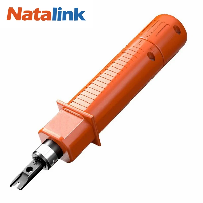 Natalink Punch Down Tool, WoeoW 110 Type Network Cable Tool Double Blades Ethernet Impact Terminal Insertion Tools