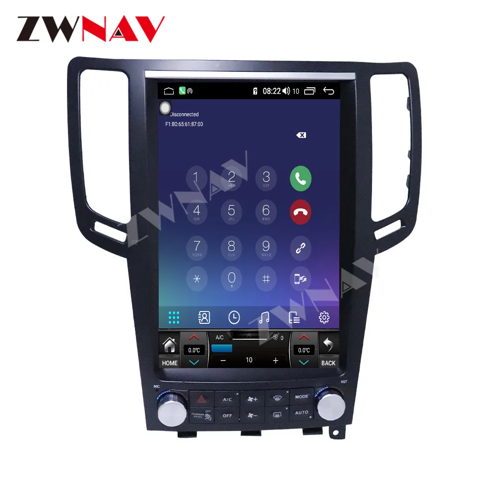 

Car Radio Carplay 15.8" Touch Screen For Infiniti QX70 FX35 2012-2019 Android 13 GPS Navigatio Multimedia Player Head Unit Auto