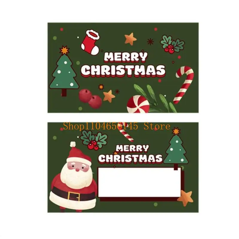 

5asd 30Pcs Christmas Gift Cards Creative Scratch Off Tickets for Birthday Wedding
