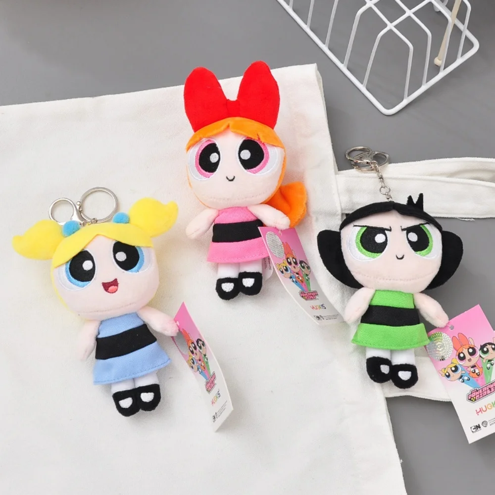 الأصلي أنيمي Powerpuff الفتيات Buttercup أفخم ألعاب الدمى الكرتون فقاعات زهر Kawaii أفخم اكسسوارات الديكور الهدايا