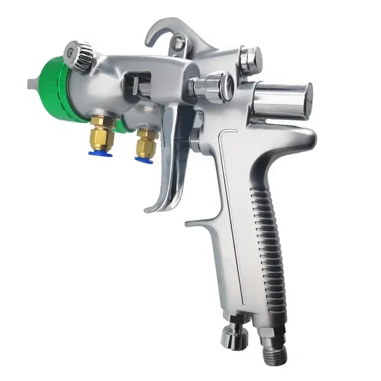 3mm double-head pneumatic paint spray gun electroplating type nano-chrome paint spray machine
