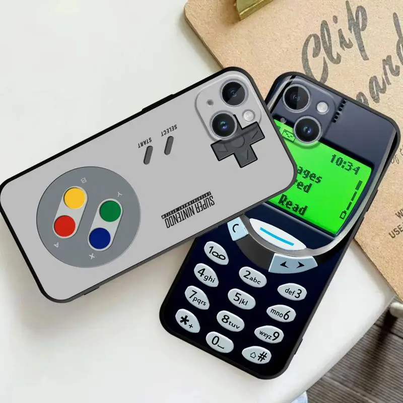 Case For Apple iPhone 13 14 15 11 12 Pro 7 XR X XS Max 8 Plus SE 2022 Phone Cover Shell Retro Camera Games image 4