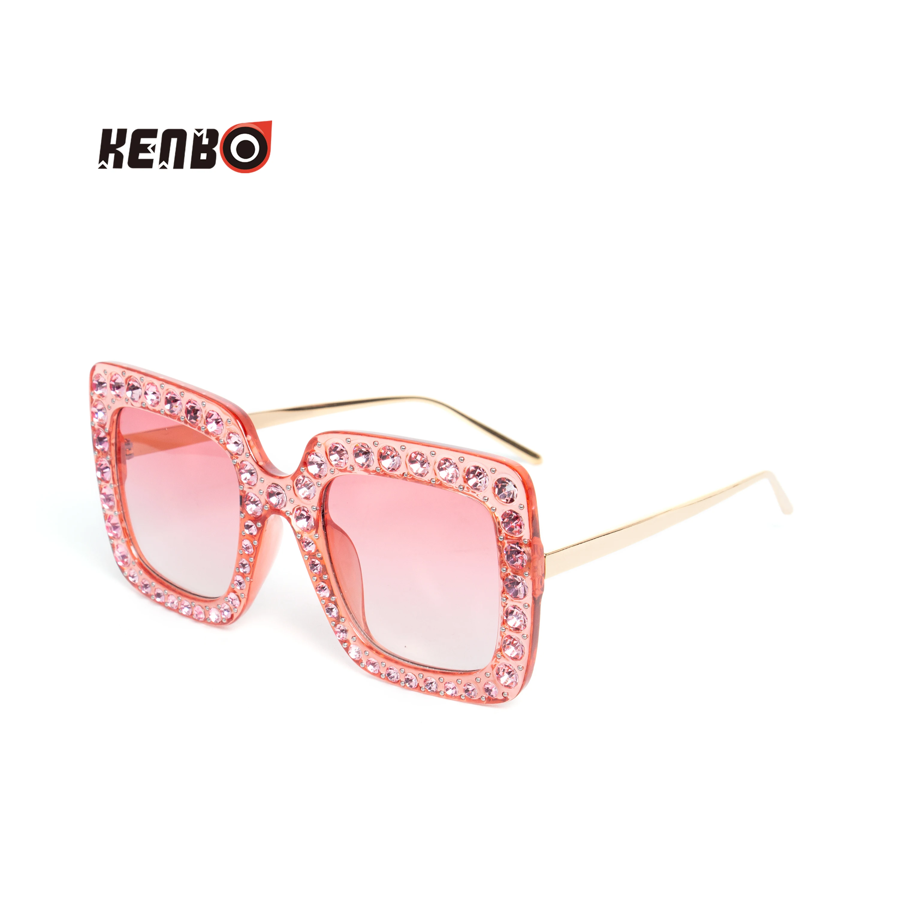 

Kenbo Luxury Big Square Diamond Sunglasses Women Oversized Rhinestones Sun Glasses Female Mirror Fashion Shades UV400 Eyewear