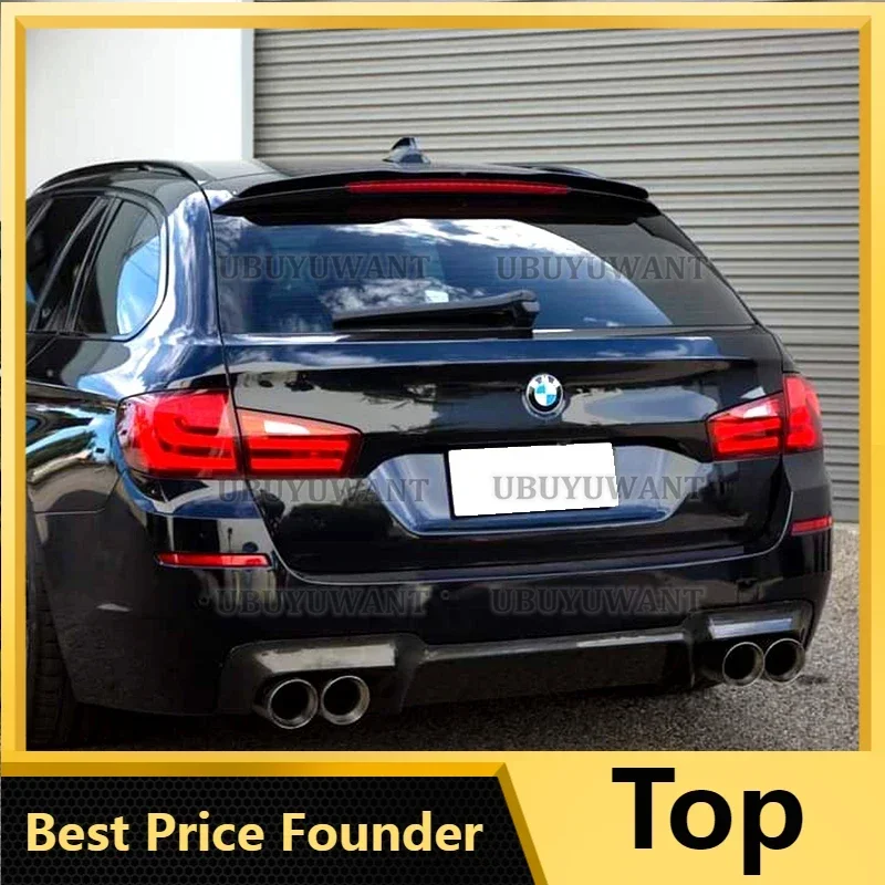 Roof Spoiler ABS Plastic Spoiler Rear Wing For BMW 5 series Touring F11 M Sport 535i Msport 2010-2017 Car Tail Wing Decoration