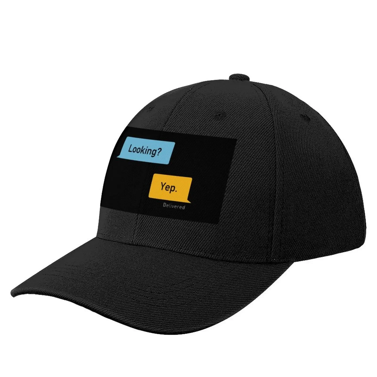 

Looking Yep. Grindr Messages Baseball Cap Designer Hat tea Hat Female Men's