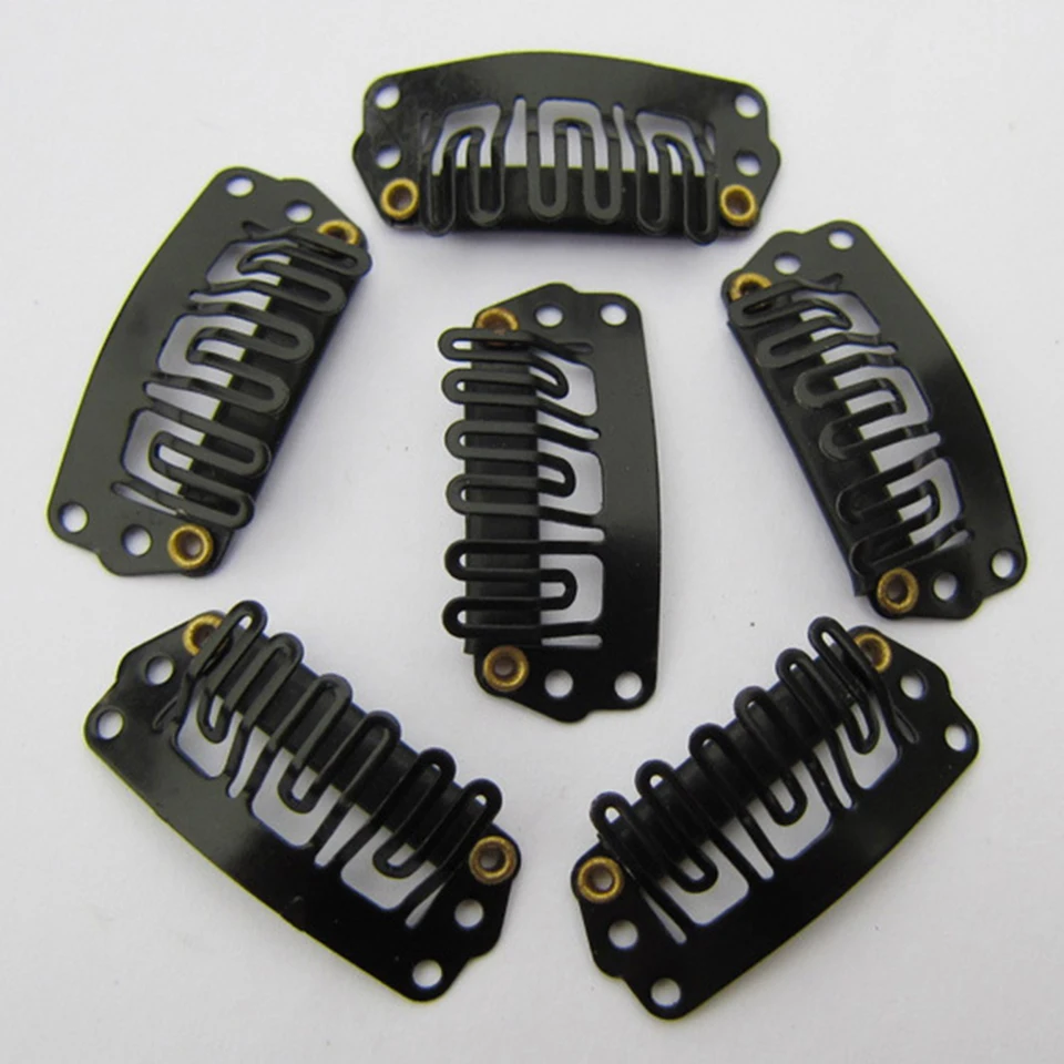 

50 штук U-образных зажимов для париков, металлические заколки для волос, инструмент для наращивания волос, аксессуары для укладки волос для женщин