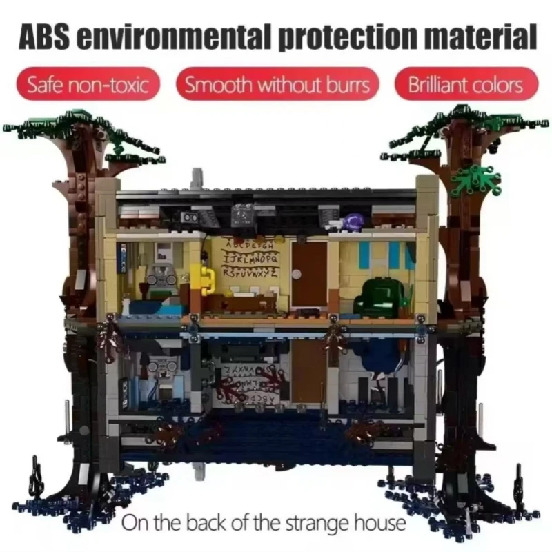 

Suspended Upside-Down Forest Tree House Building Blocks, Double-Layer Creative Architecture, Moc Assembly Model, High-Difficulty Toy for Adults