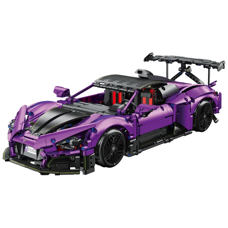 

Technical 1:10 Scale Senna GTR RC Car Building Block Model Vehicle Radio 2.4gHZ Remote Control Brick Toys Supercar Collection