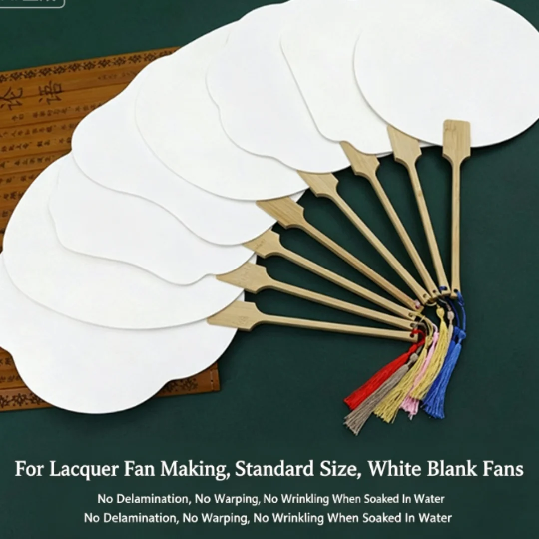 Blank Hand Fan Vintage Chinese DIY Paint Fan Kit Blank Hand Fan with  Pigment Handmade Art  Craft Painting Decoration Gift