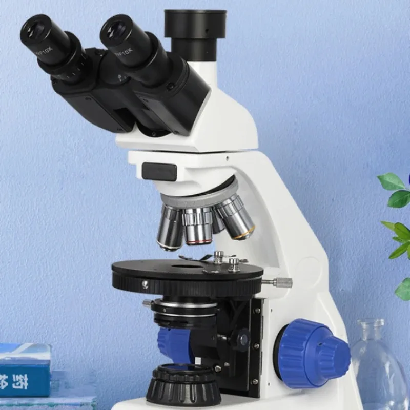 Trinocular high-definition scientific research polarized biological microscope 1000 times medical experiment specia