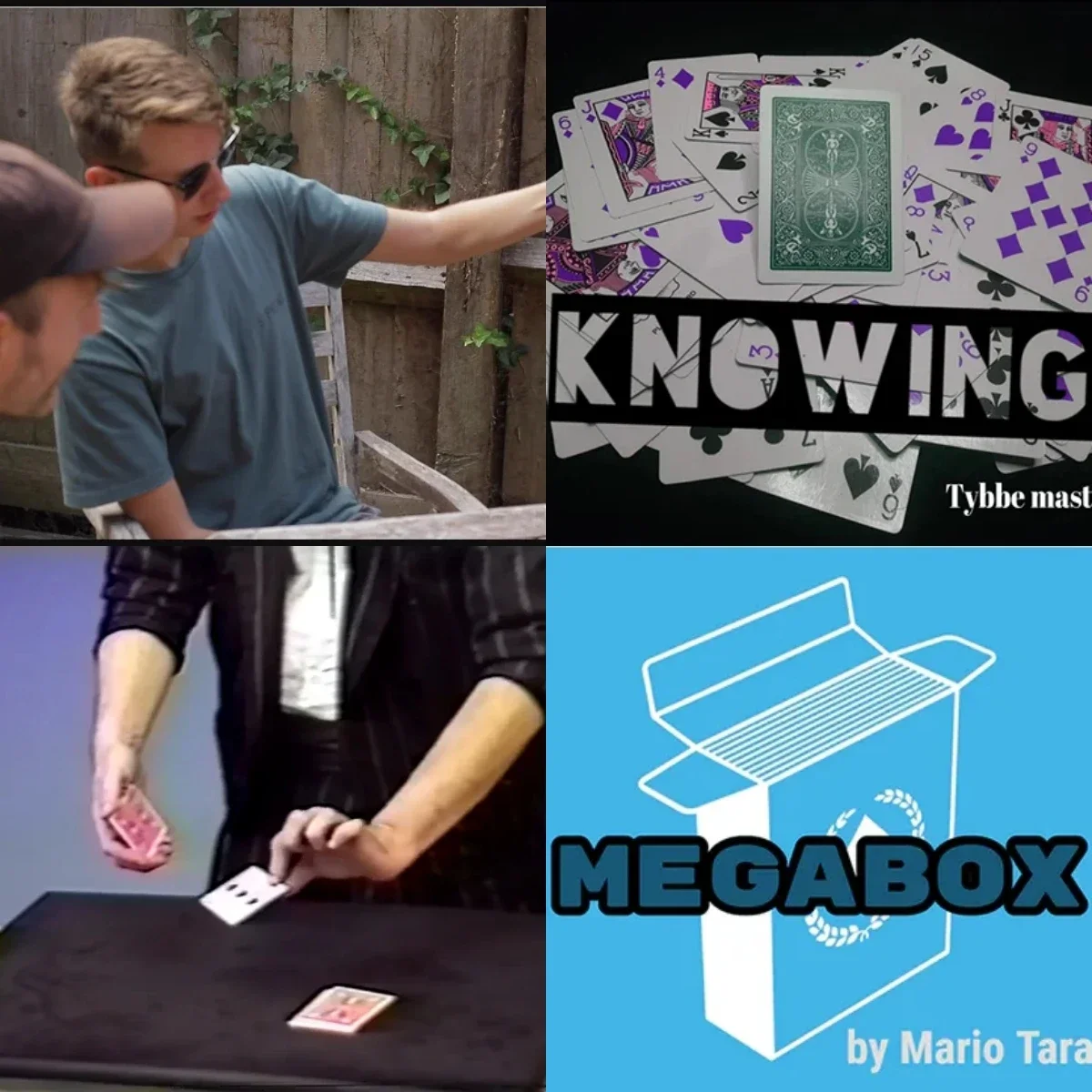 Impromtu Deck Balance by Luke，Knowing By Tybbe Master，Lecture In Japan BY David Neighbors，Mega Box  Mario Tarasini - Magic