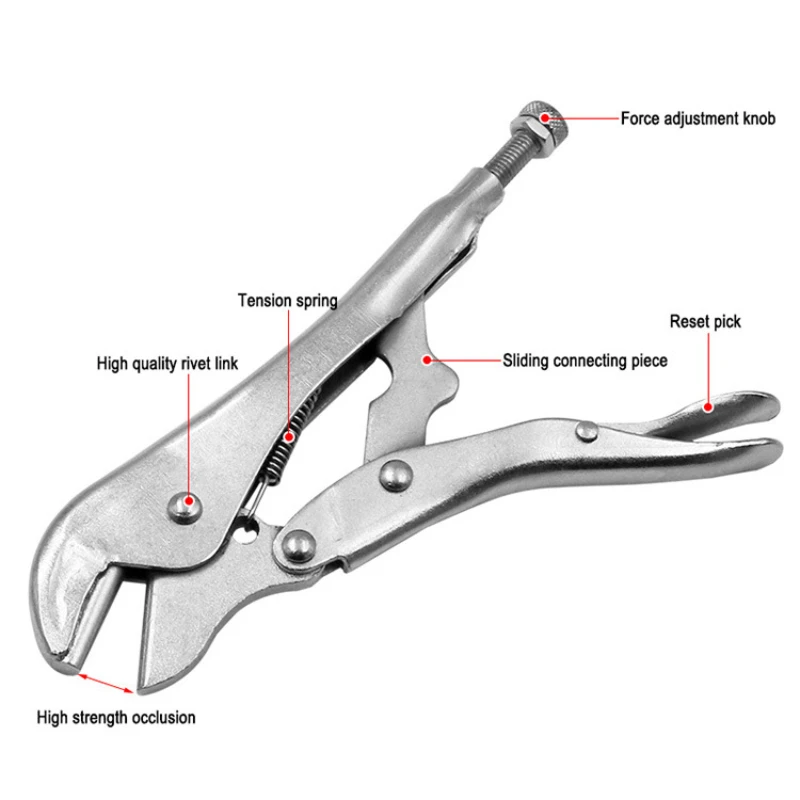 Pinza di bloccaggio strumento di crimpatura strumento di refrigerazione in acciaio al carbonio per la sigillatura di utensili manuali multiutensile