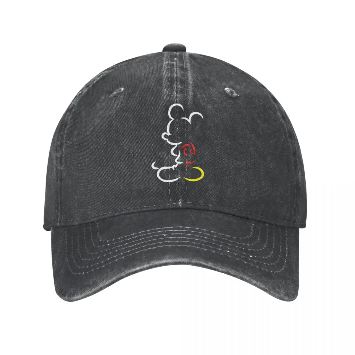 Classic Mickey Mouse Baseball Cap Men Women Distressed Denim Sun Cap Outdoor All Seasons Travel Gift Caps Hat