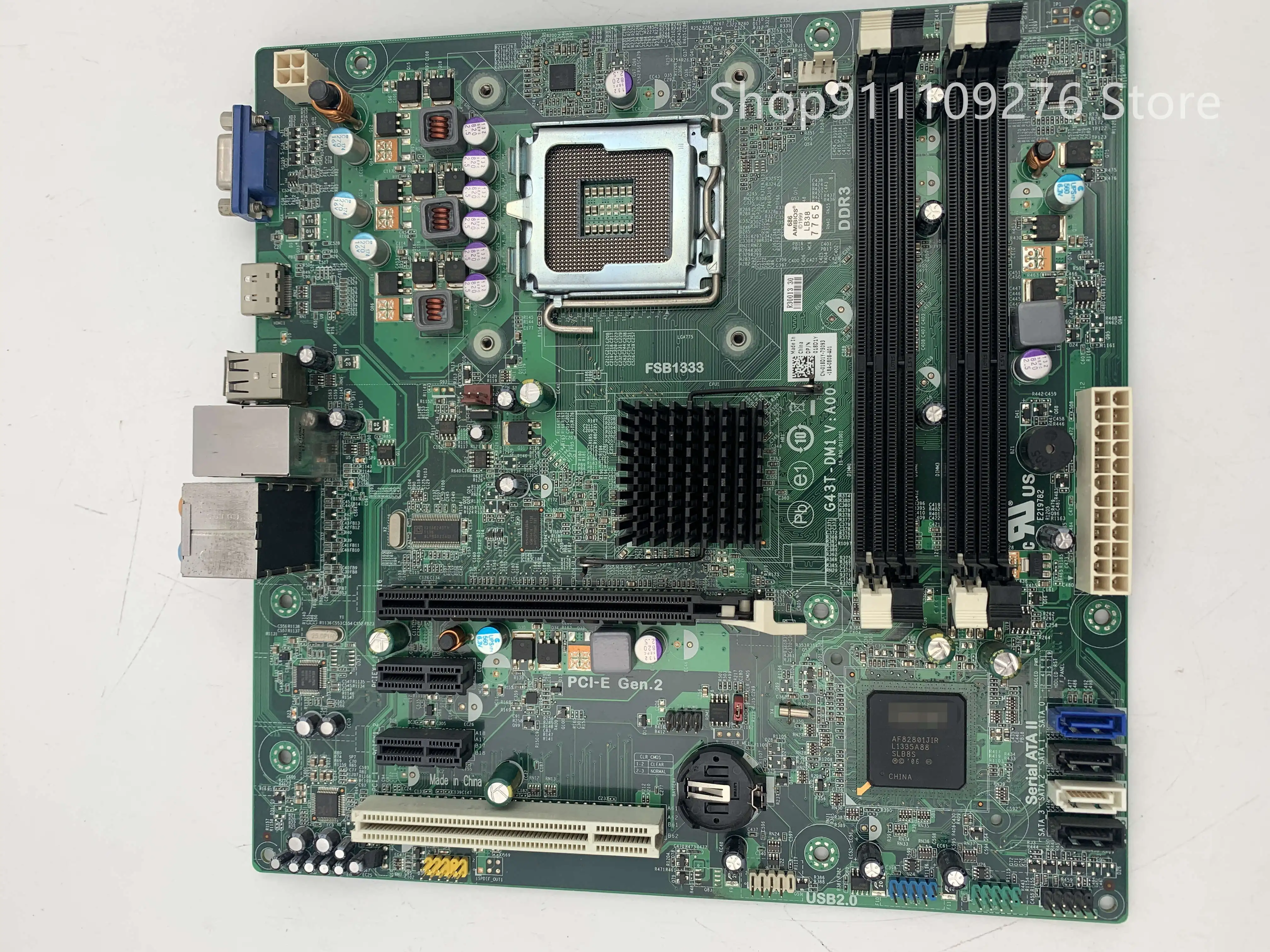 Original Disassemble Motherboard for DELL Inspiron 560 560S motherboard G43T-DM1 18D1Y