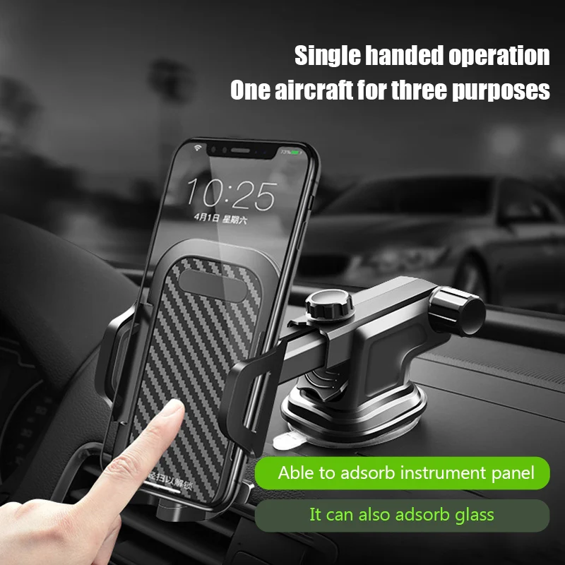 NEW Universal Sucker Car Phone Holder 360° Windshield Car Dashboard Mobile Cell Support Bracket for Smartphones