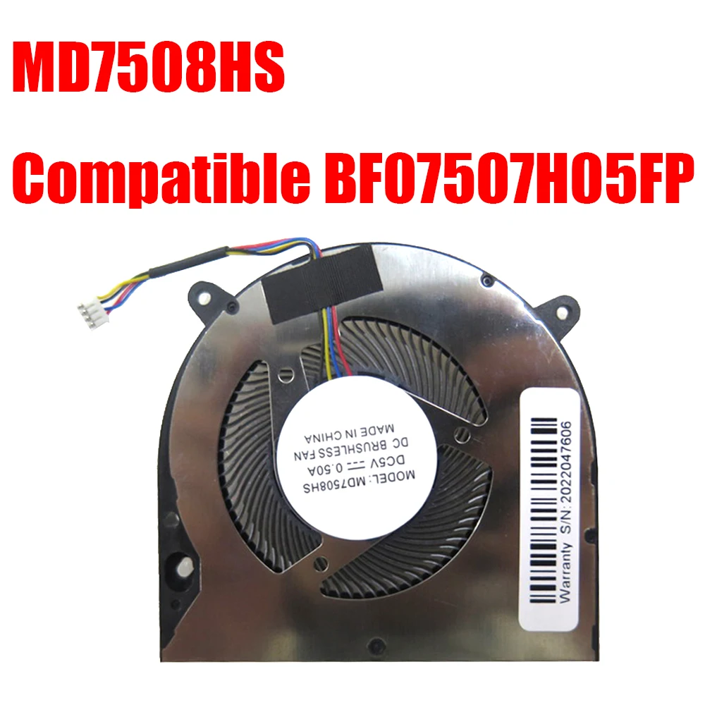 

Fan MD7508HS Compatible BF07507H05FP 4Pin New