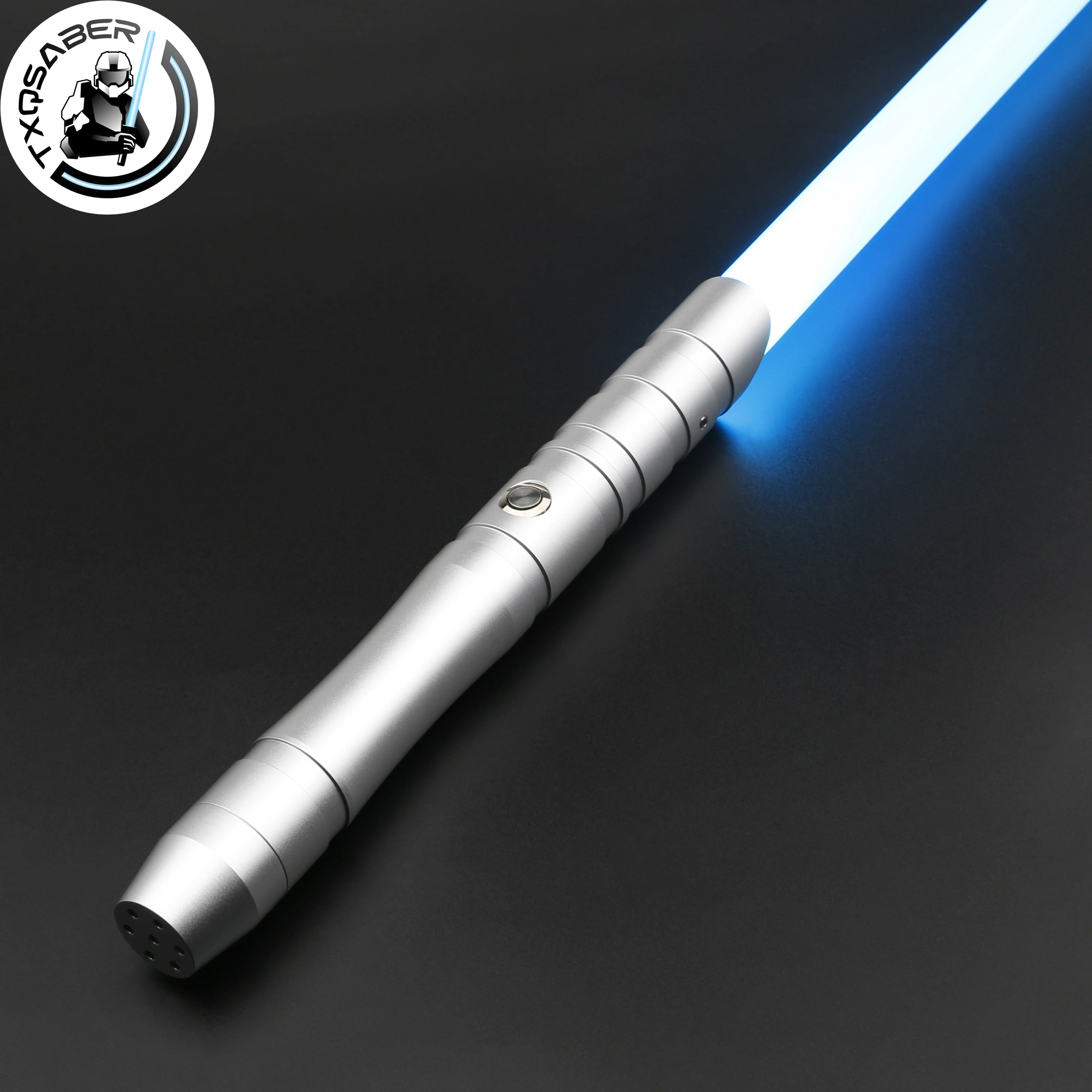 

TXQSABER RGB Heavy Dueling Lightsaber Child Toys Jedi Metal Hilt Light Sword Laser LED Blade 12 Colors Changing for Kids Toys