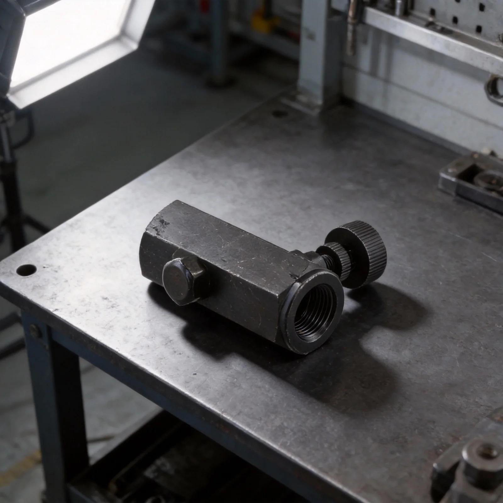 Carbon Steel Throttle Check Valve with 3000 PSI Pressure Rating for Industrial Flow Control in For Water Oil and Gas Systems