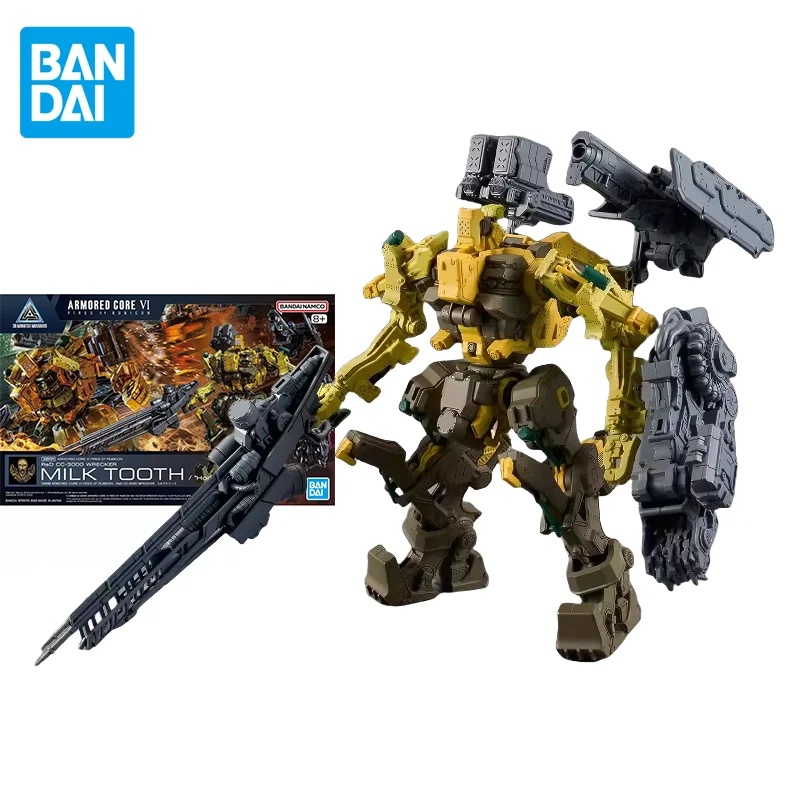 

Bandai Original 30MM 1/144 Anime ARMORED CORE VI RaD CC-3000 WRECKER MILK TOOTH Action Figure Toys Collectible Gift for Children