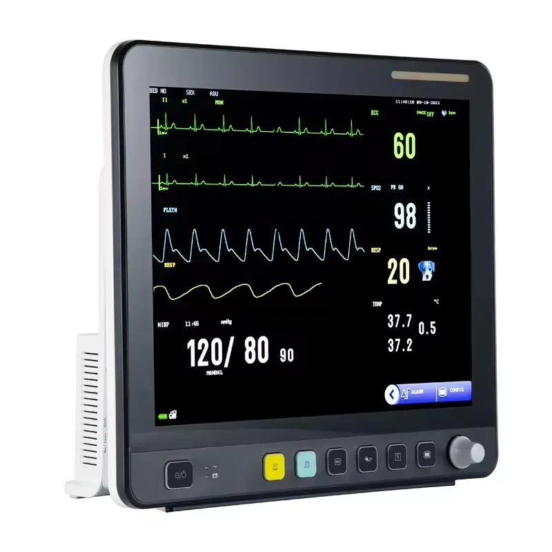 

dogs and cats with electrocardiogram, saturation, pressure, respiration, and body temperature functions