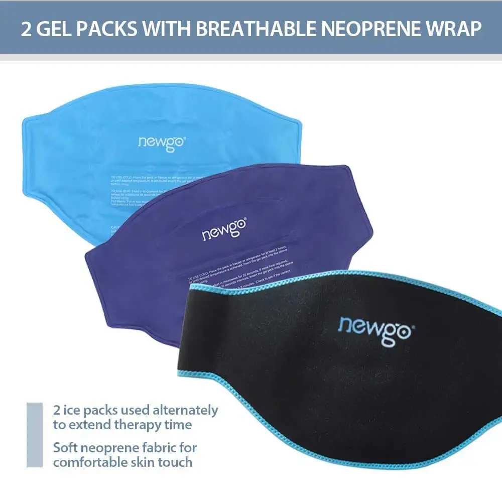 Reusable Back Ice Pack Wrap For Injuries Hot Cold Therapy Gel Cold Pack Belt Lower Back Ice Wrap For Lower Lumbar Pain Relief