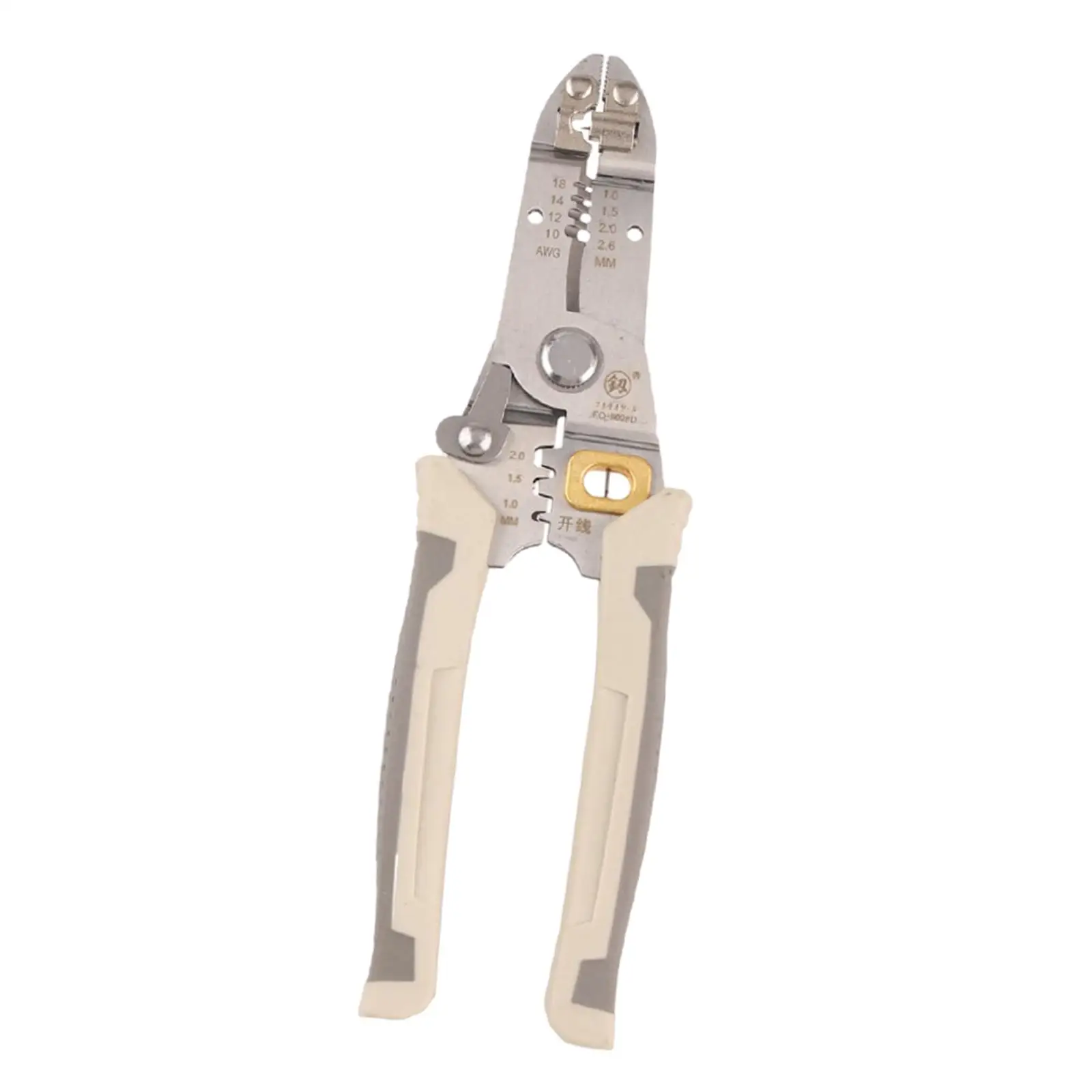 

Wire Stripper Easy to Use Multifunctional Hand Tool Wire Stripping Tool for Wire Cutting Pulling Crimping Winding Splitting