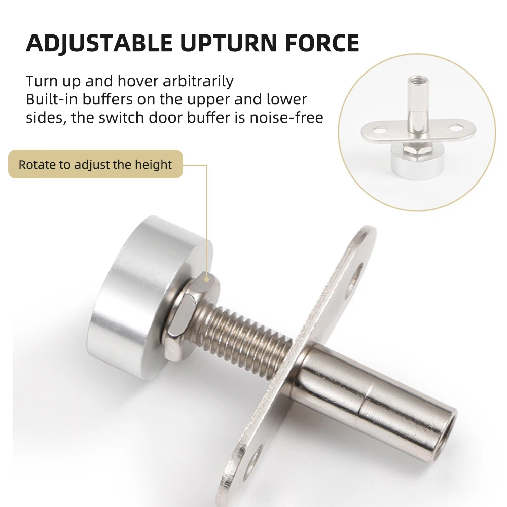 

360° Rotating Pivot Hinge Set Anti-Rust for Grille Screen Room Divider Office Partition Upper Lower Axis Accessories