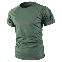 Tactical Cargo Quick Dry Combat T-Shirt Men's Military Army Pullover Outdoor Hunting Camping Climbing Trekking Hiking Shirts