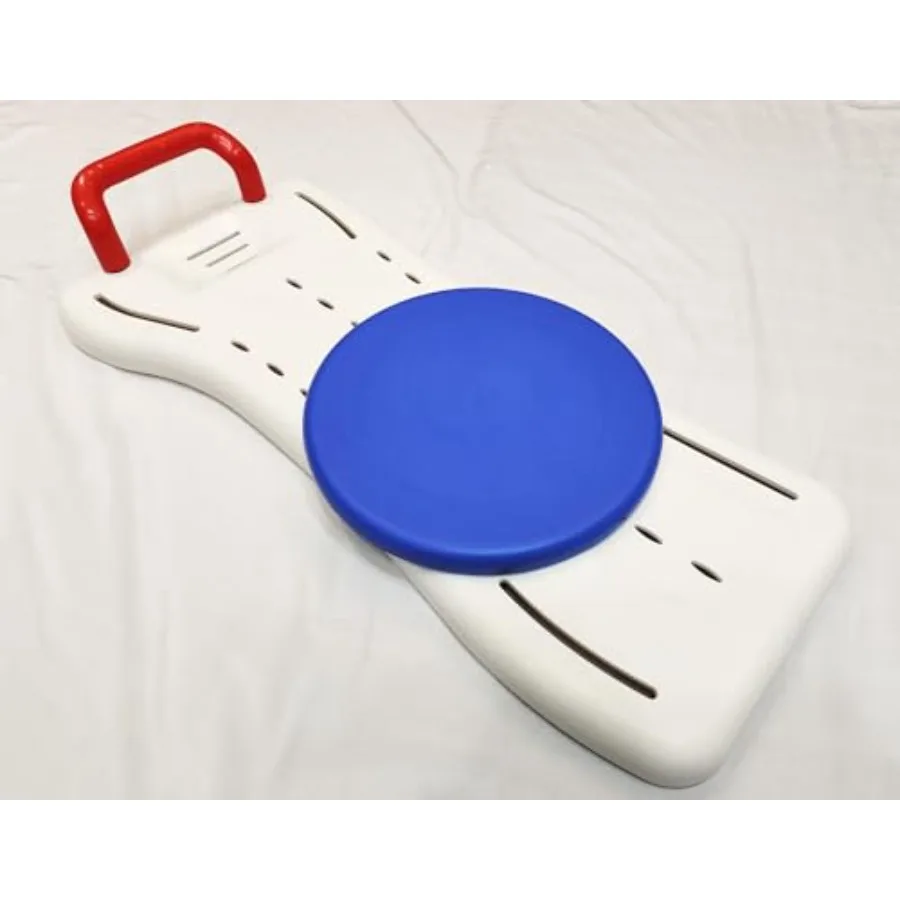 

Portable Shower Bench for Bathtub 360 Degree Rotating Seat Board Fits Tubs 19-29 Wide White Supports up to 250lbs Lightweight a