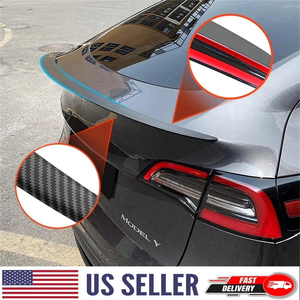 ModelY Juniper 2025 Spoiler Model3 Highland 2024 Akcesoria Tylne spojlery Skrzydła do Tesla 3/Y 2017-2023 Auto Części zewnętrzne HOT