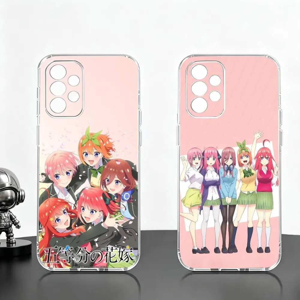 The Quintessential Quintuplets  Phone Case For Samsung S25,S24,S21,S22,S23,S30,Ultra,S20,Plus,Fe Transparent Cover