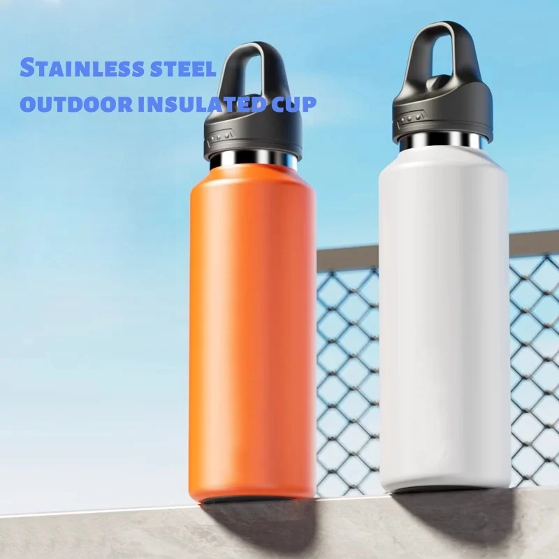 

700ML Large Capacity Stainless Steel Thermos Portable Vacuum Flask Insulated Tumbler With No Screw Lid Thermo Bottle Customized