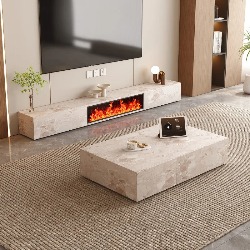 

Minimalist Simple Tv Cabinet Fireplace Narrow 200Cm Living Room Tv Stands Modern Designer Meuble De Television Furniture Home