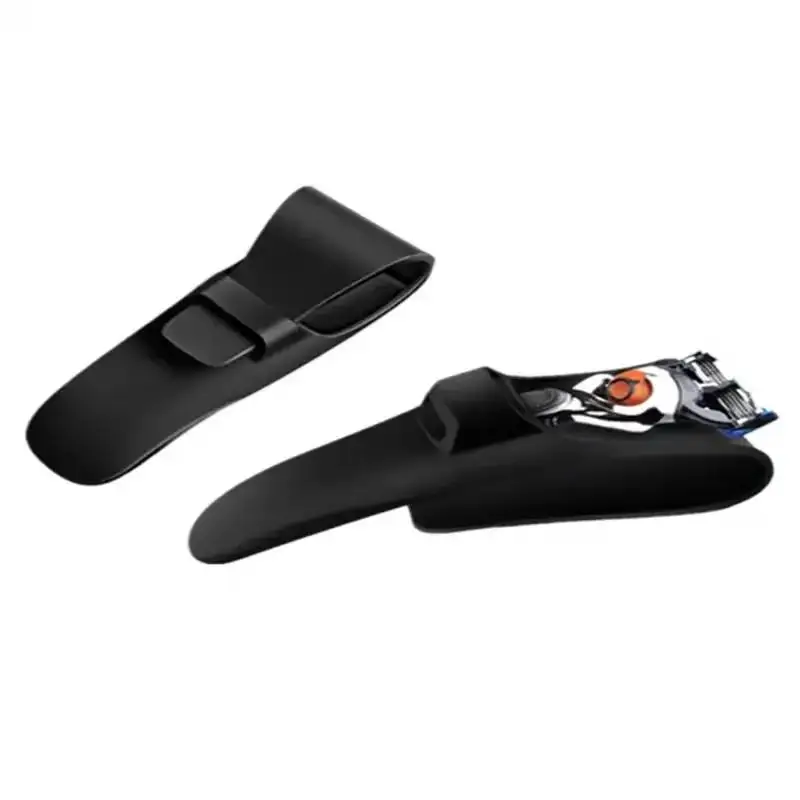Suitable For Suitcase Portable Silicone Black Heigh Quality men's Manual Series Razor Handle Sleeve