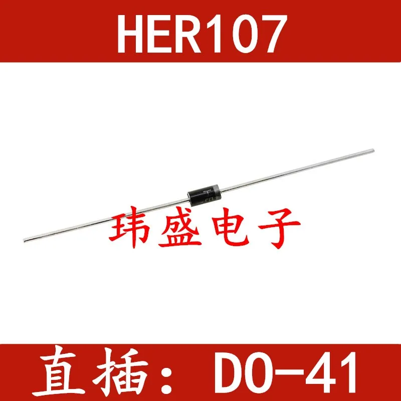 (10 Pieces) NEW HER107 1A 1000V DO-41 HER104/208/303/506