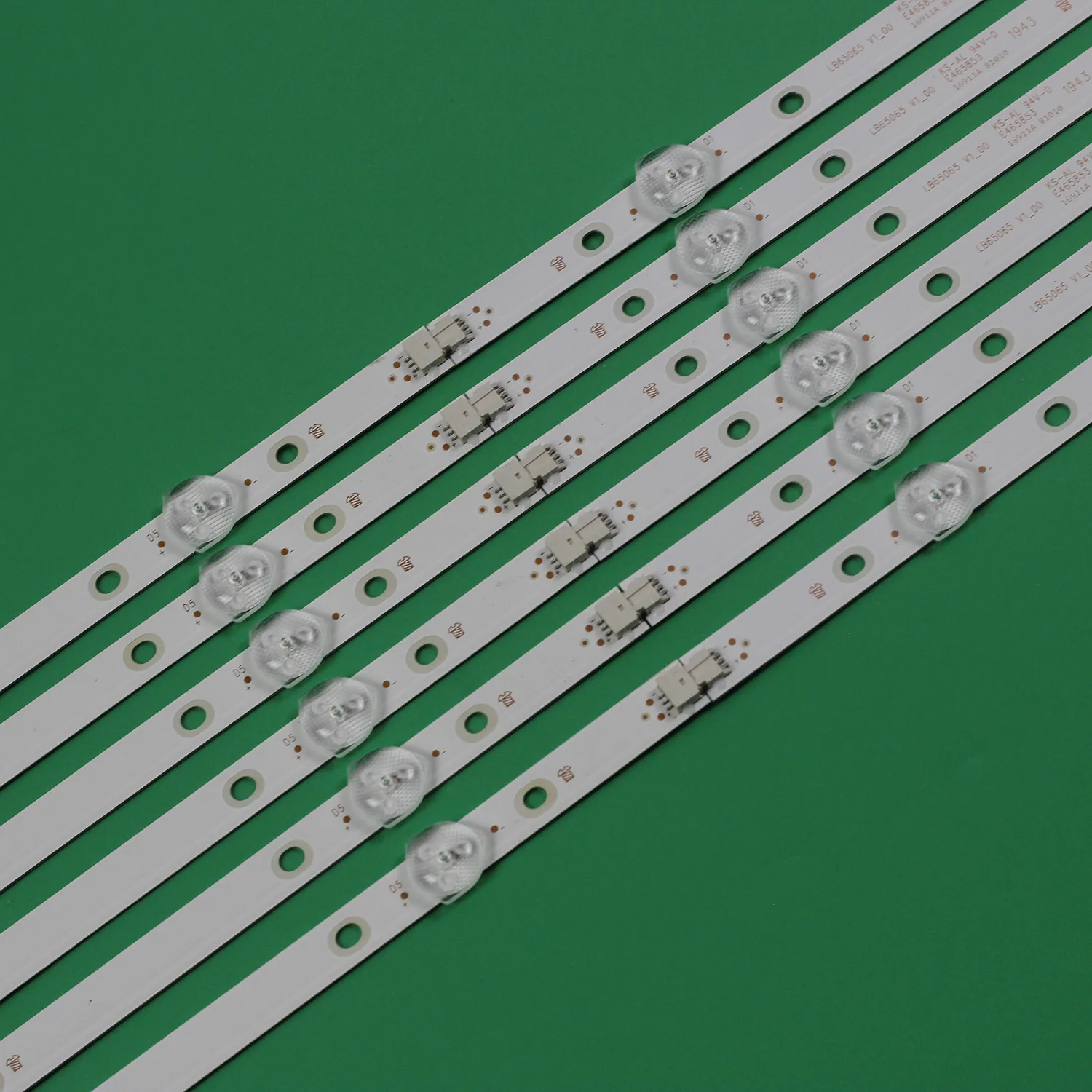 12 pcs/set LED strip For Element E4SW6518RKU E4ST6519RKU NS-65DF710NA21 TPT650J1-QUBF90.K LB65065 V0_00 LB65065 V1 3B678000001E