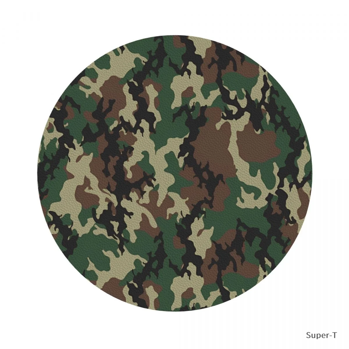 

Модные камуфляжные подставки, кожаные салфетки из ПВХ, нескользящие изоляционные кофейные коврики для декора, домашние кухонные обеденные подушечки