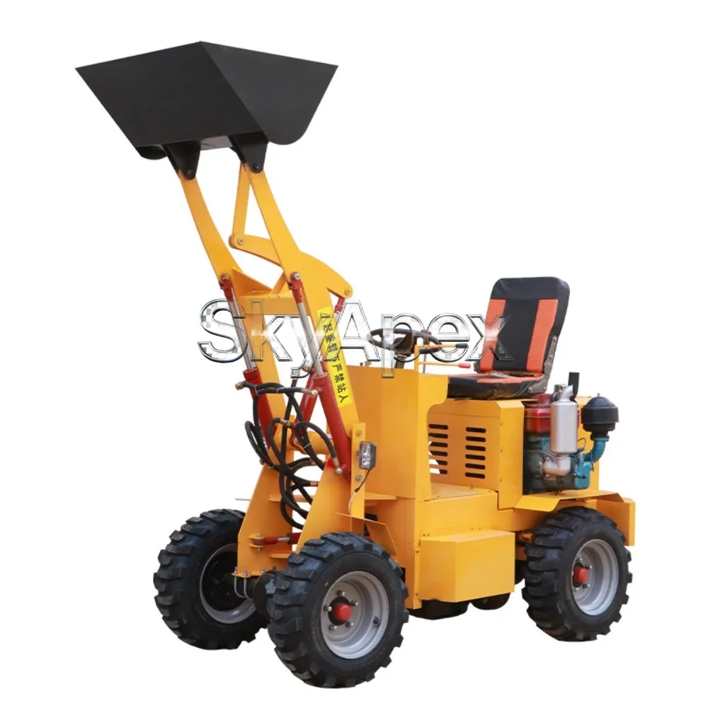 Factory Direct Supply Diesel Front End New Wheel Loaders Articulated Compact Farm Bucket Shovel 4x4 Wheel Type Loader