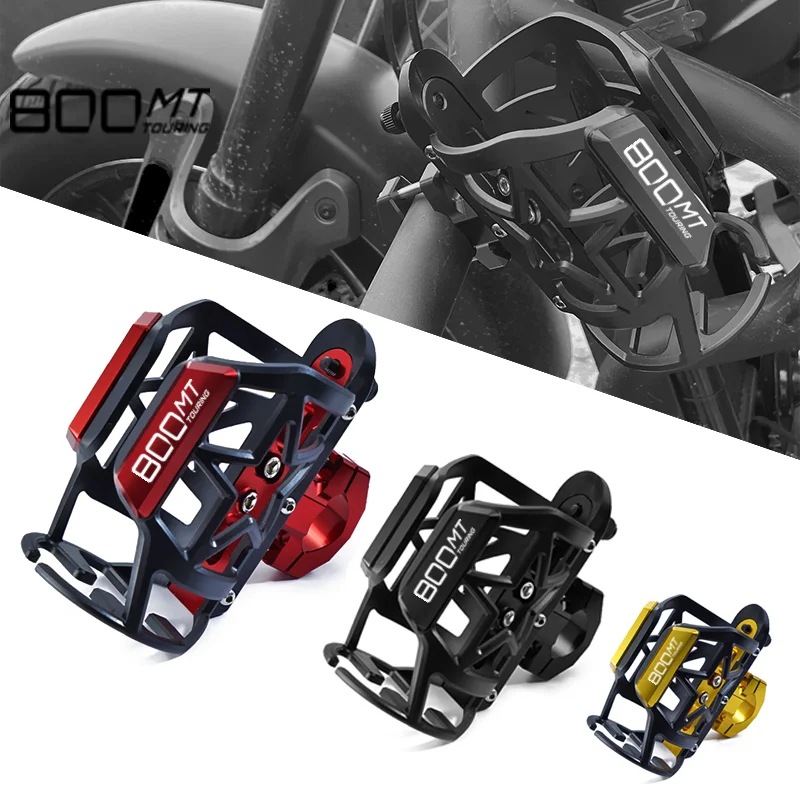 

For CFMOTO 800MT 800 MT 2021 2022 CF800 CF MT800 Motorcycle CNC Beverage Water Bottle Drink Cup Holder Bracket Accessories