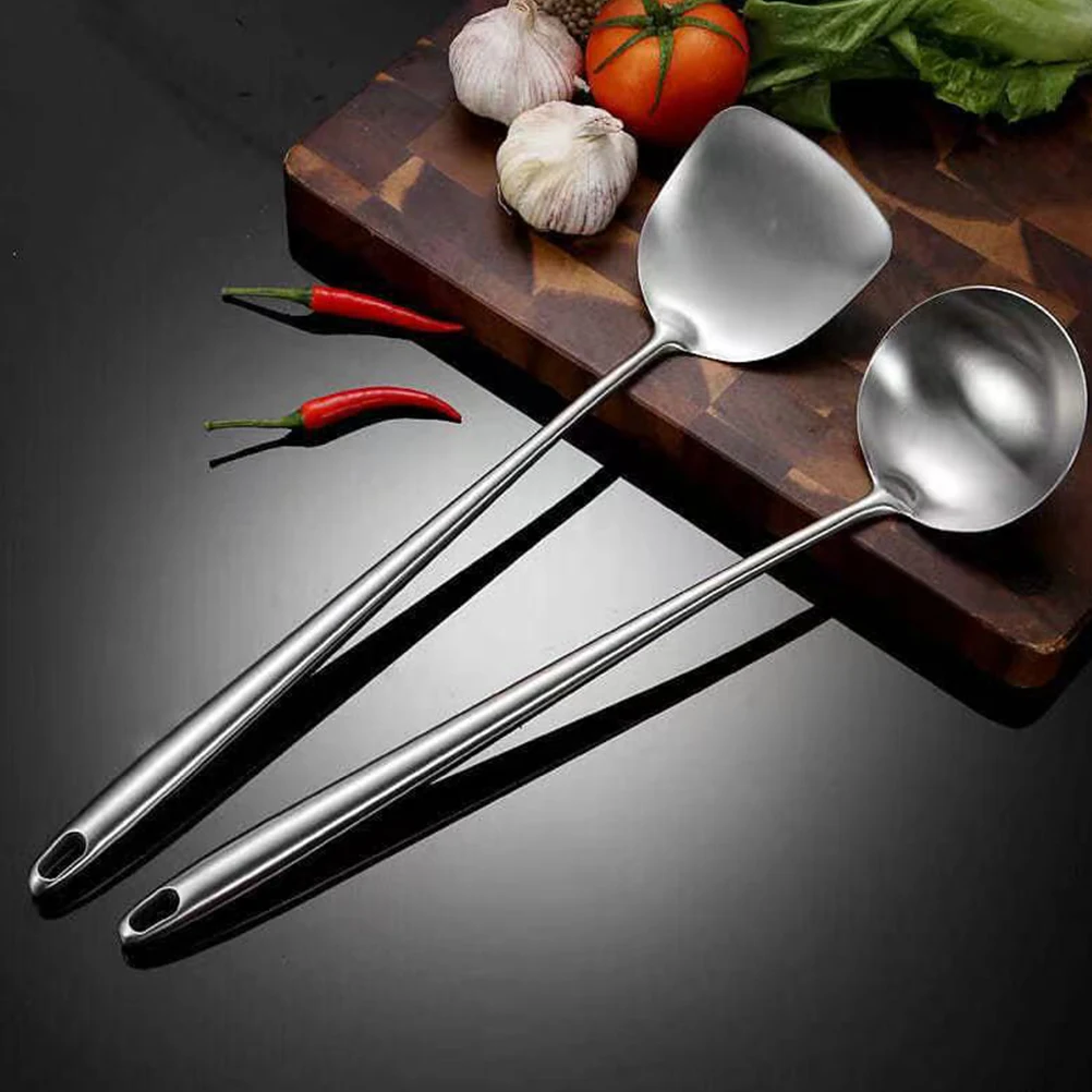 

Stainless Steel Dishwasher Kitchen Cooking Safe Non Cooking Spatula Kitchen Stainless Steel Wok Spatula Scratch