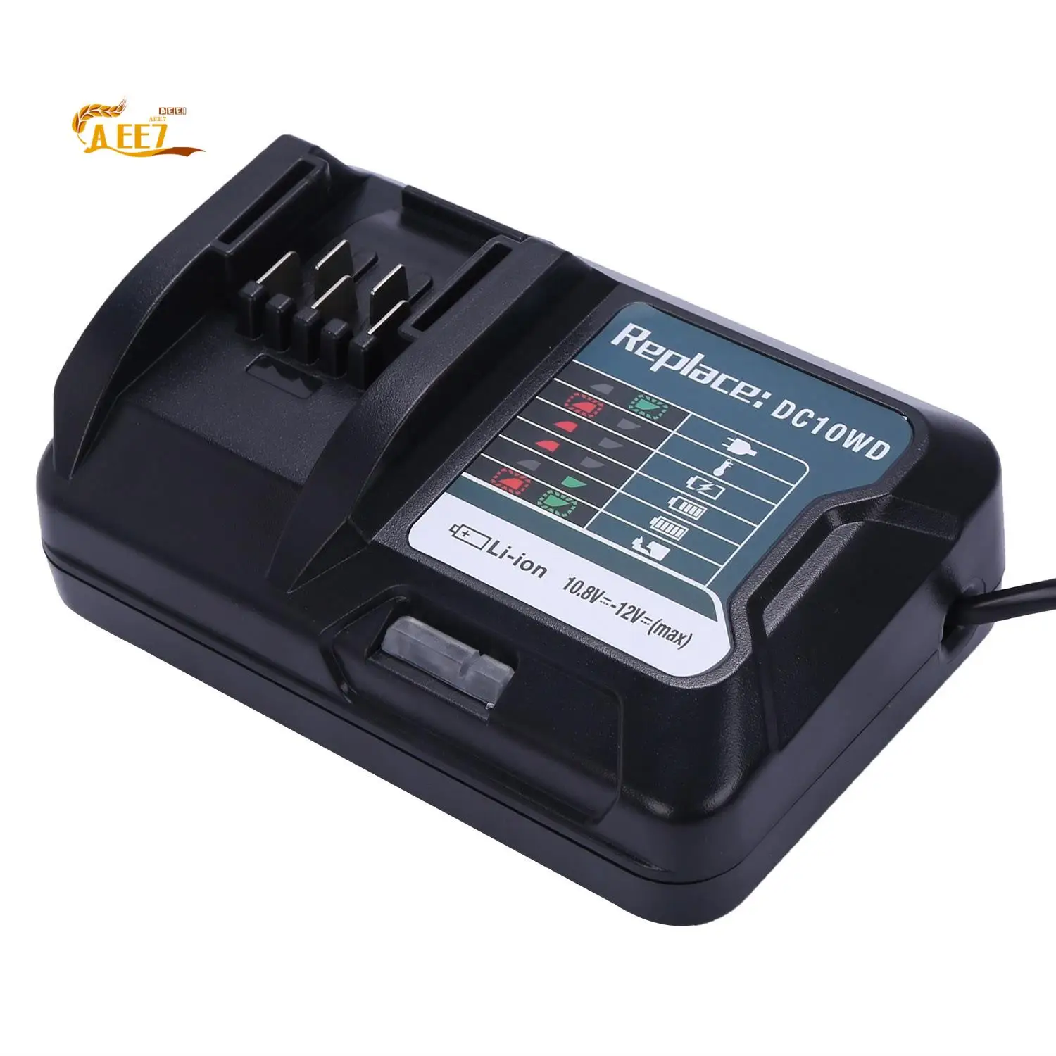 

AEE7-Fast Lithium Battery Charger For 10.8V 12V Dc10wd / Dc10sb / Dc10wc / Bl1015 / Bl1016 / Bl1021b / Bl1041b Led Charge