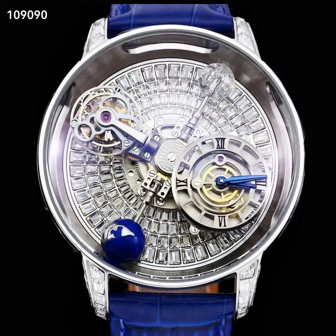 JACOB Celestial Tourbillon Men's Mechanical Watch Global Limited Edition Diamond Set automatic watch men automatic sapphire