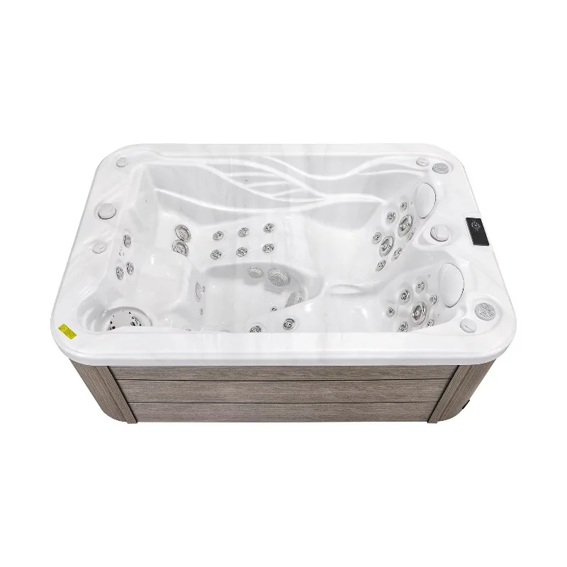 High Quality 3 Adult Family Hottub With Control System With Touch Panel And Wifi