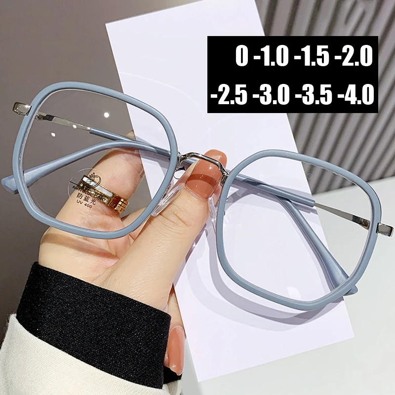 

Ladies Finished Minus Glasses Diopter To -4.0 Luxury Brand Computer Eye Protection Near Sight Eyeglasses Optical Myopia Eyewear