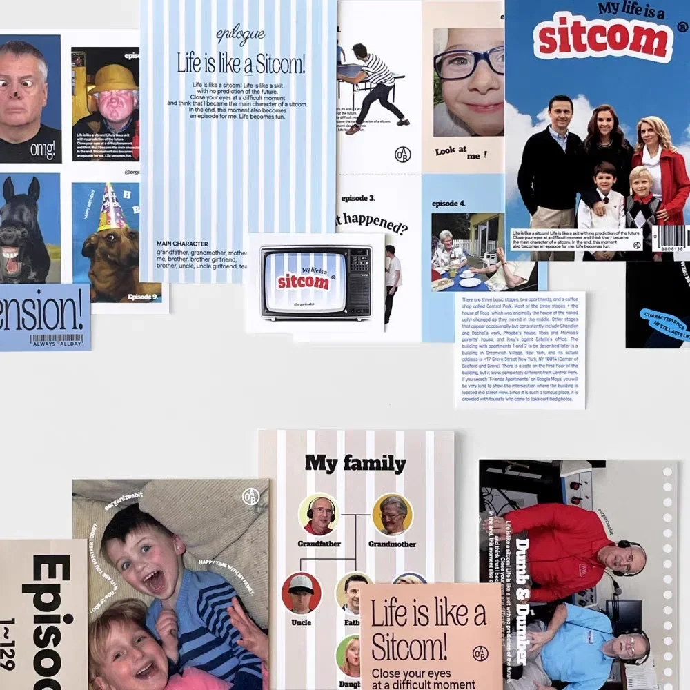 الكورية السري مذكرات فطائر اللحم OAB ملصق حزمة موضوع المواد التعبئة والتغليف ملصق المواد INS اليدوية المجلات سكرابوكينغ